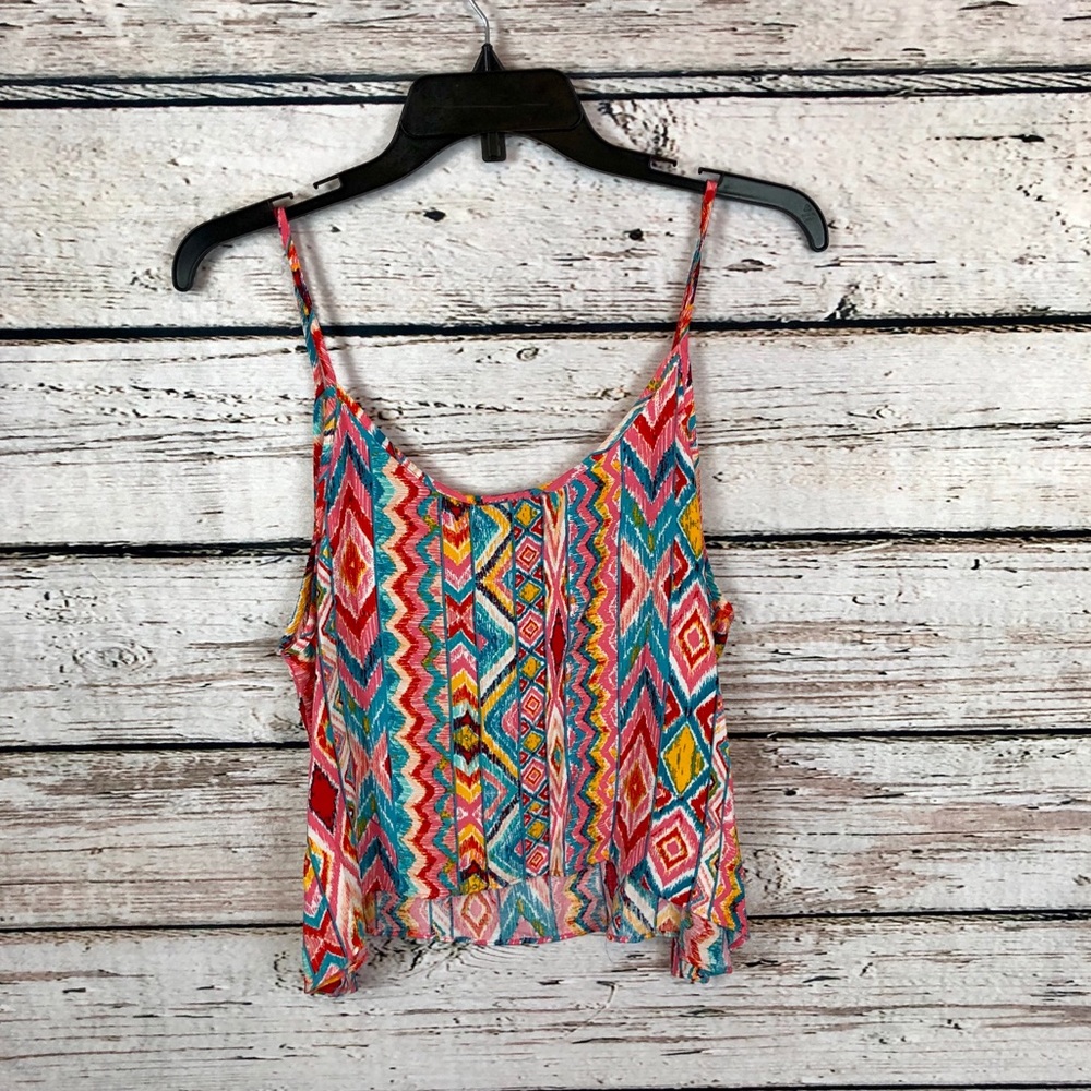Colorful Aztec Print Tank - Picture 2 of 3